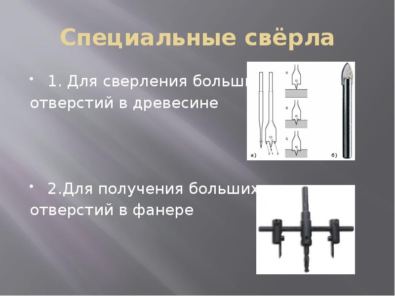 Презентация на тему сверление