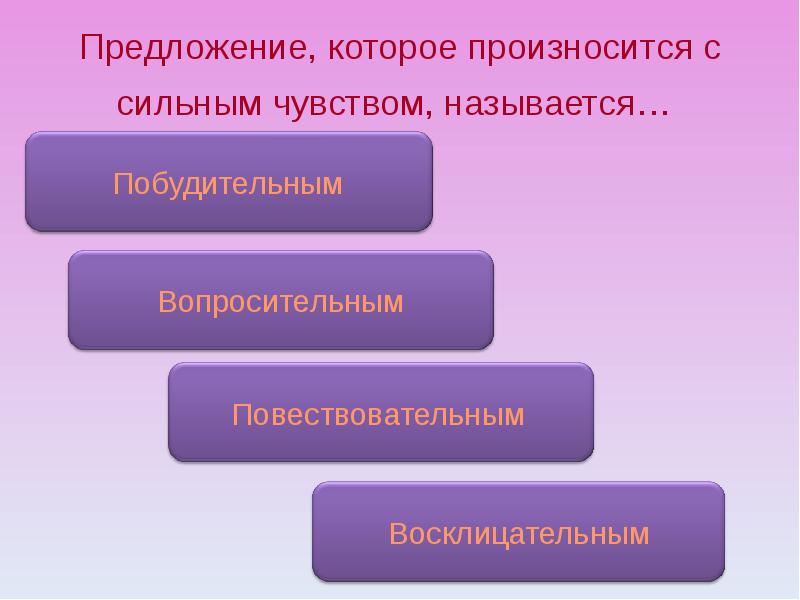 Предлагай как называется. Предложение которое произносится с сильным чувством называется. Предложения которые произносятся с особым чувством называются. Предложение с сильным чувством. Предложение.