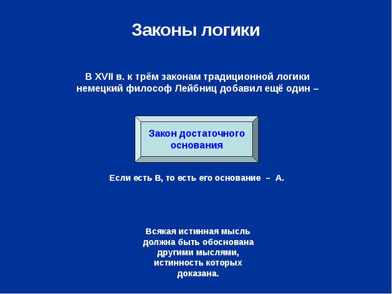 Закон достаточного основания лейбница. Лейбниц закон достаточного основания.