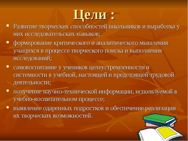 Умения учеников. Развитие творческих способностей старшеклассников. Процесс развития творческих исследовательских навыков. Литературные способности. 1. Литературные способности школьников.