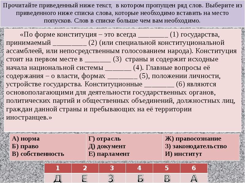 Полномочия задания. Выбери из приведенного ниже списка. Выберете приведённый ниже стереотип.