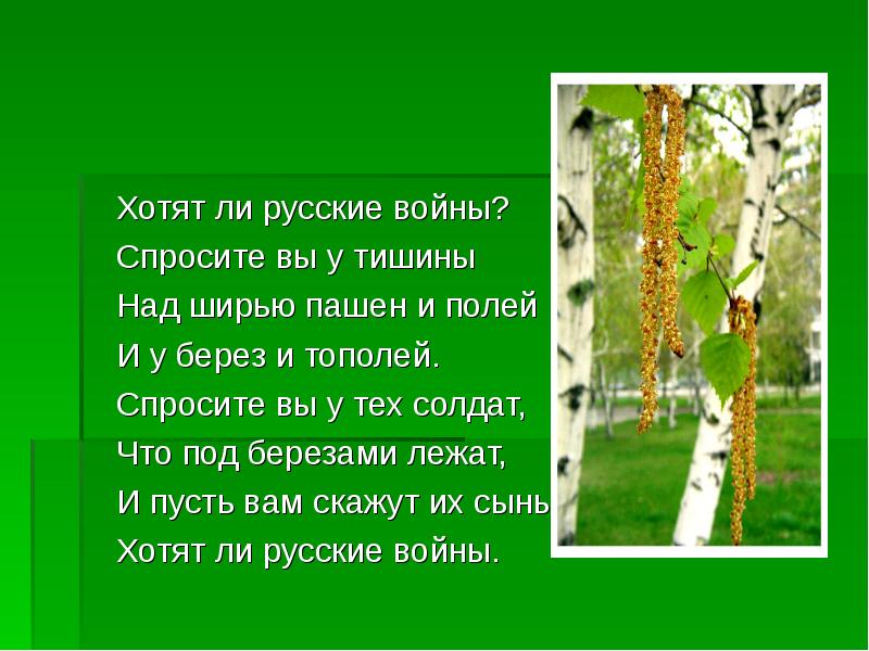 Хотят ли русские войны евтушенко презентация