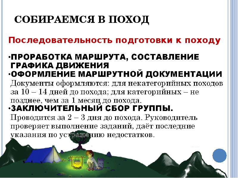 Последовательность похода. График движения в походе. График движения маршрута похода. Составление Графика движения в походе. Документы для похода.