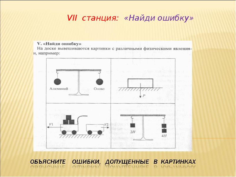 Найдите ошибку на рисунке физика 7 класс лабораторная