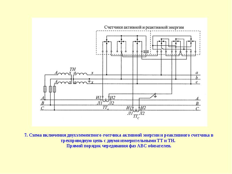 Электрическая схема включает. Схема высоковольтного учета электроэнергии. Схема подключения активного и реактивного трехфазного счетчика. Схема подключения двухэлементного электросчетчика. Схема подключения трехфазного счетчика активной энергии.
