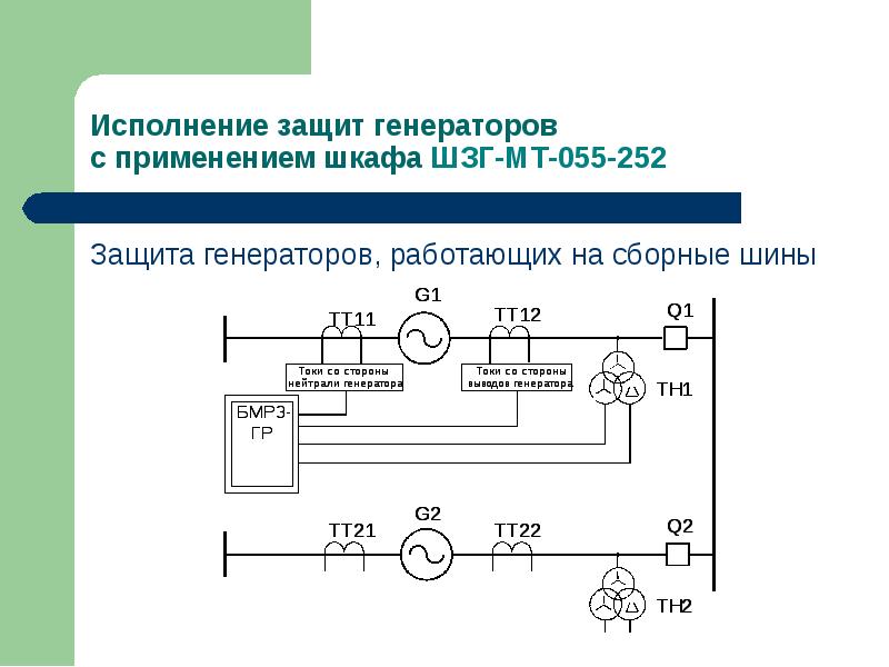 Схема обратной мощности