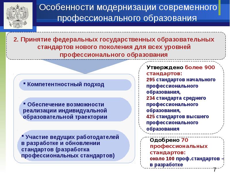 Особенности модернизации