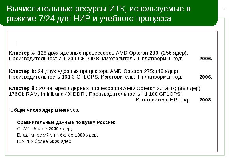 Вычислительные ресурсы. AMD 256 ядер. 256 Ядер. Кластер 256 ядер.