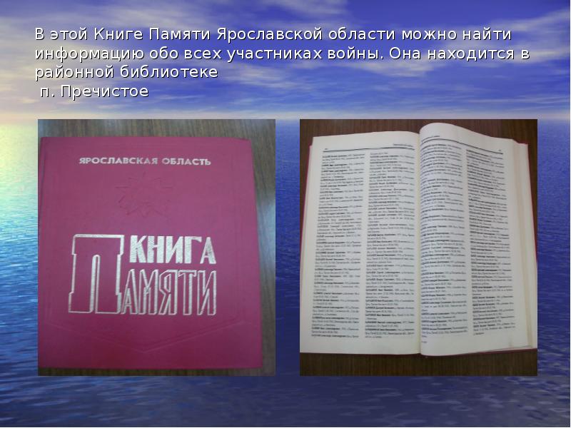 Книга памяти поиск