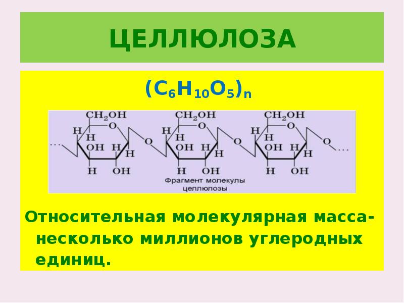 Целлюлоза полимеризация. Молекулярная масса крахмала и целлюлозы. Фрагмент целлюлозы.