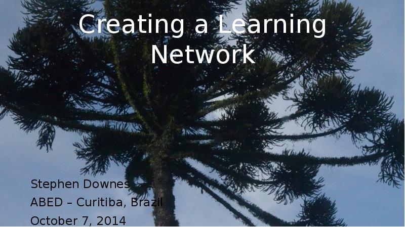 Creating A Learning Network Creating a Learning Network