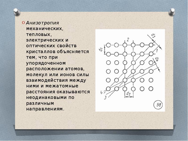 Анизотропия. Анизотропия электрических свойств кристаллов. Анизотропия механических свойств. Оптическая анизотропия кристаллов. Оптические свойства анизотропных кристаллов.