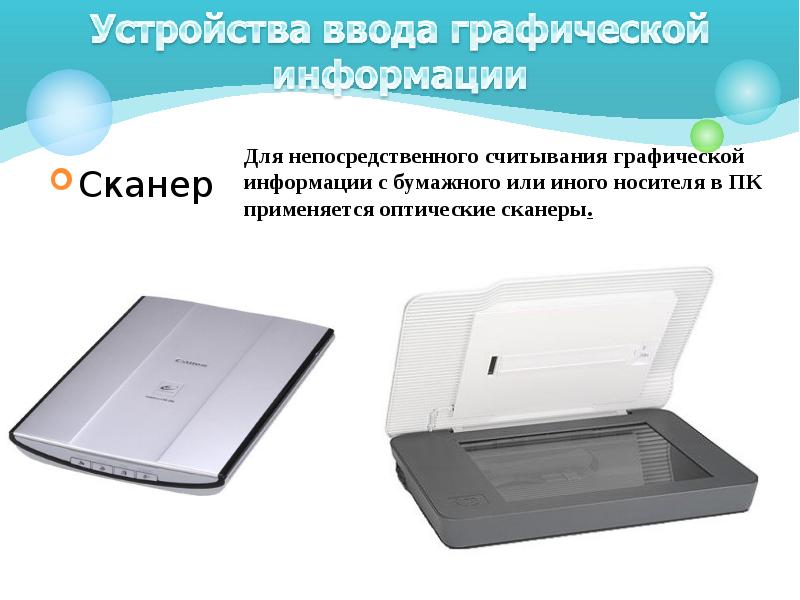 Устройство для ввода графических изображений с бумажных носителей в память компьютера