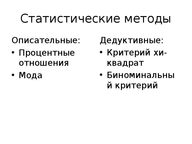 Описательный метод является