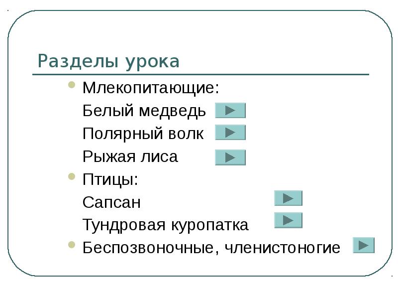 Место урока в разделе. Разделение время в уроке.