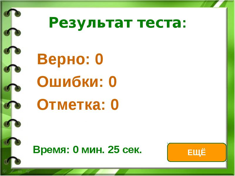 Итоговое тестирование русский язык 2 класс презентация