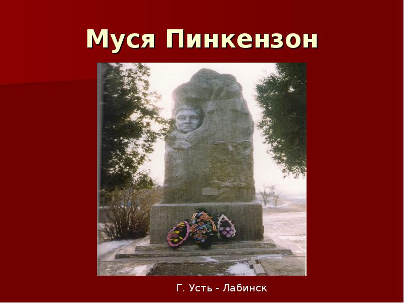 Презентация муся пинкензон