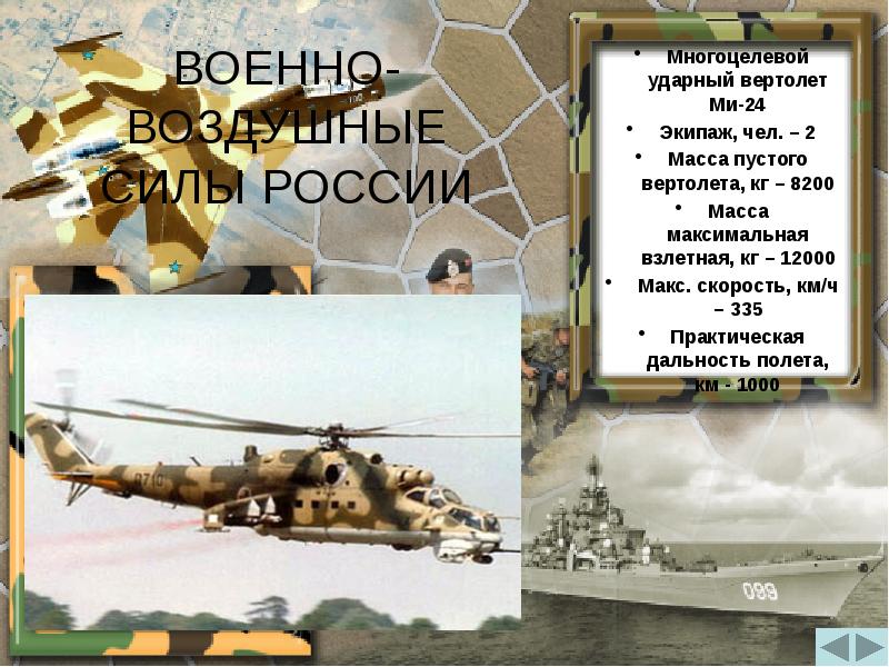 Тест по теме вооруженные силы