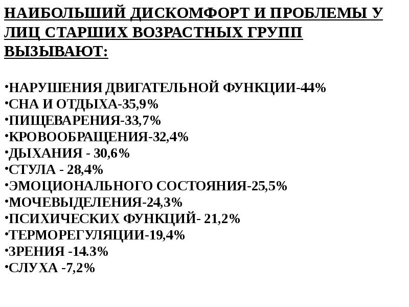 Тест по гериатрии с ответами