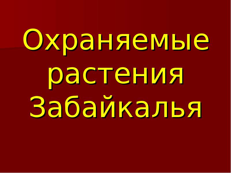 Презентация забайкальский край 8 класс