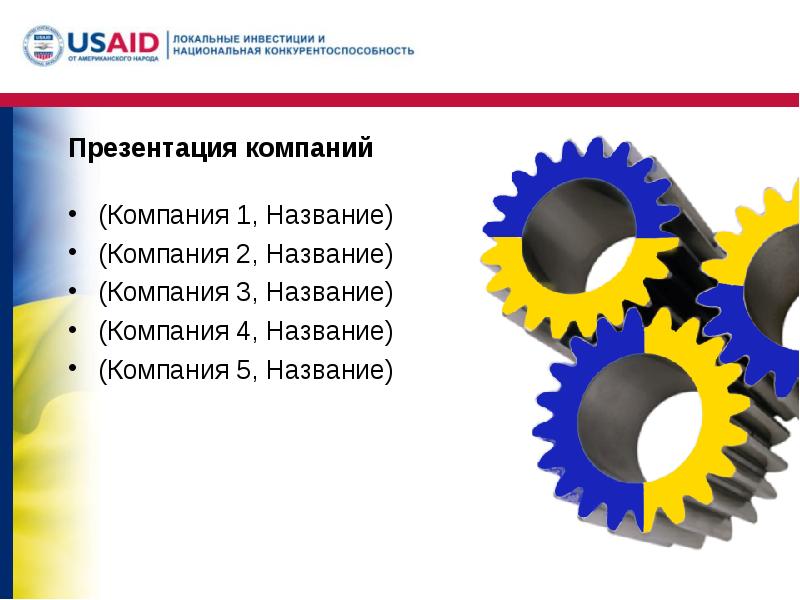 Презентация компании как называется