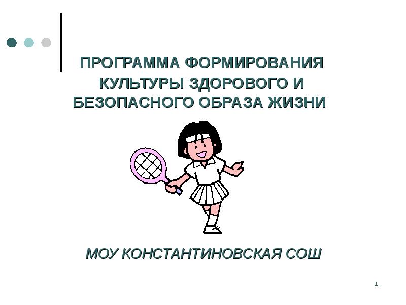 Формирование культуры безопасного образа жизни. Безопасный образ жизни.