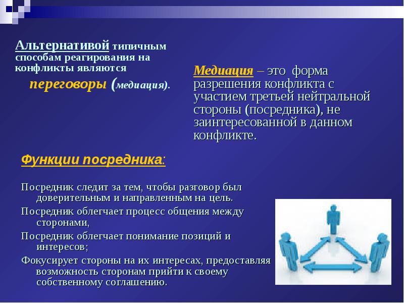 Разрешение конфликта посредник. Медиация конфликтов. Медиация презентация. Презентация на тему медиация. Примирительная процедура медиация.