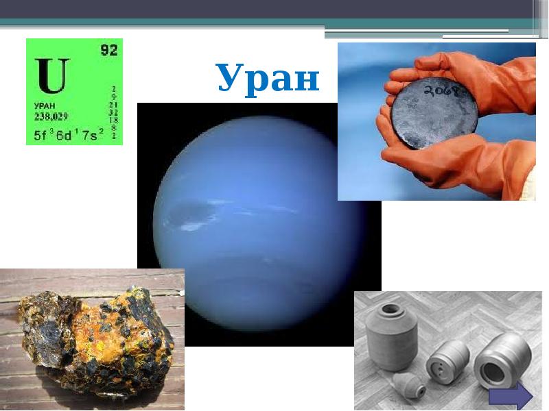 Презентация по химии уран