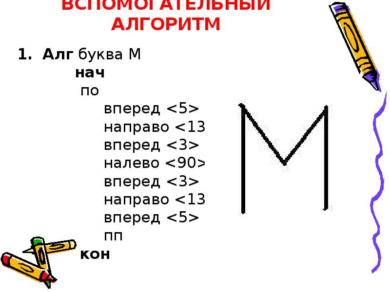 Алгоритм буквы а. Алгоритм рисования буквы м. Вспомогательные алгоритмы на букву м. Алгоритм буквы м в чертежнике.