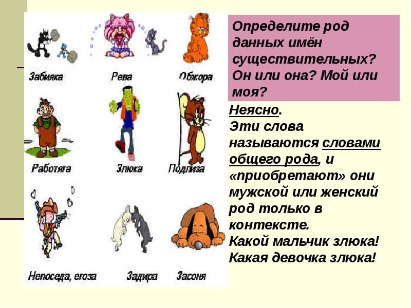 Презентация род имен существительных 5 класс разумовская