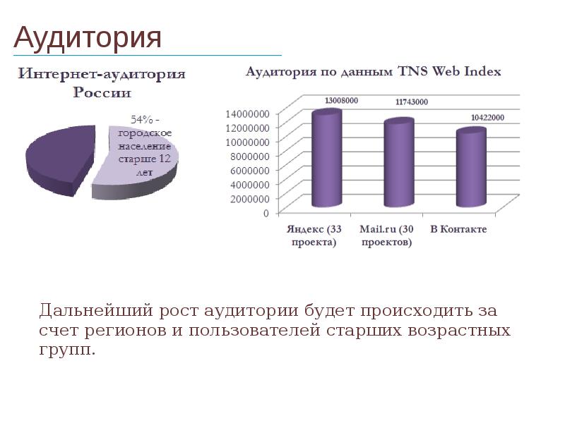 Аудитория проекта это