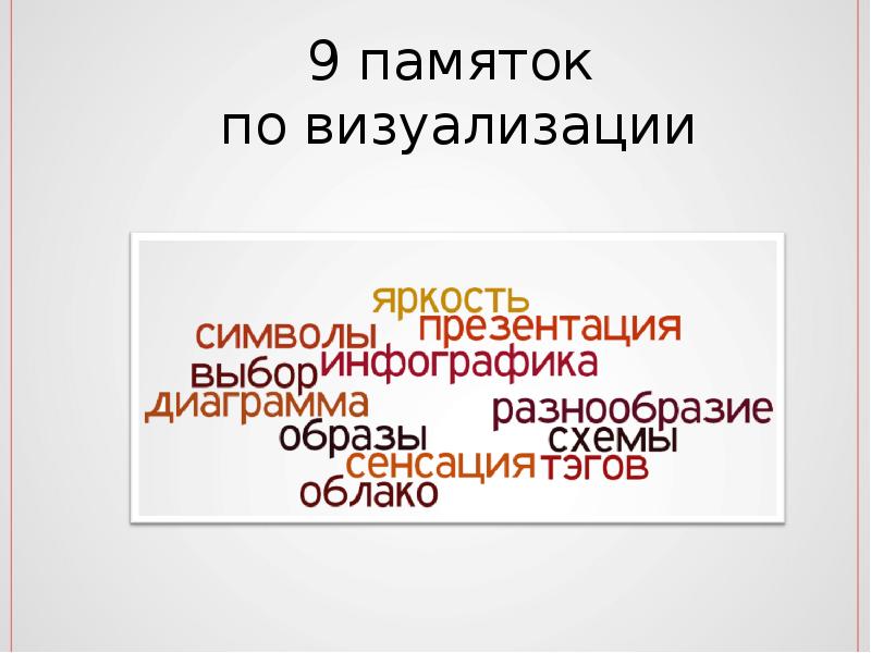 Правила визуализации презентации