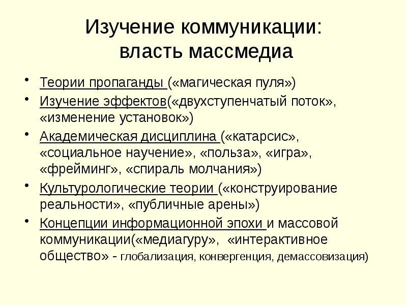 Исследование общения