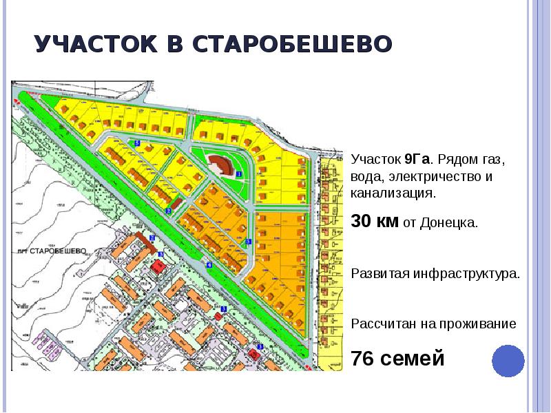 Карта старобешево с улицами и номерами домов