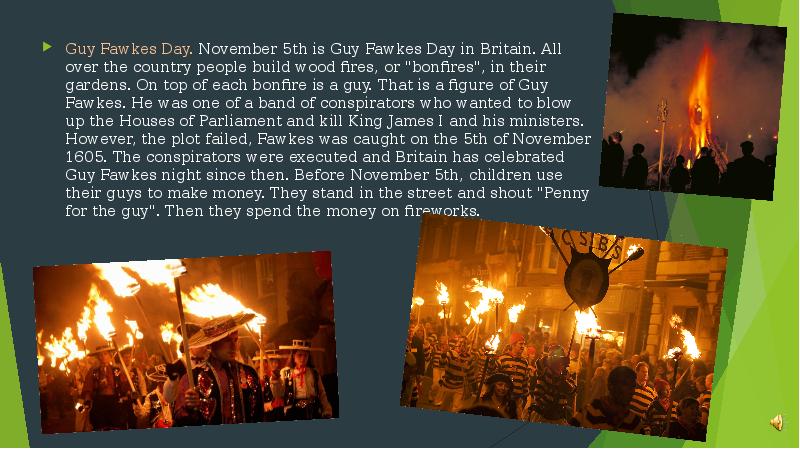 Guy fawkes night презентация на английском