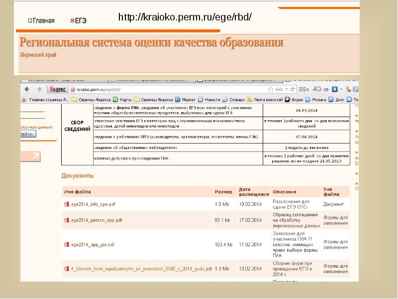 Региональная система оценки качества образования