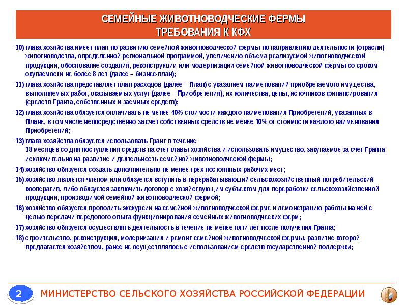 Презентация кфх на получение гранта