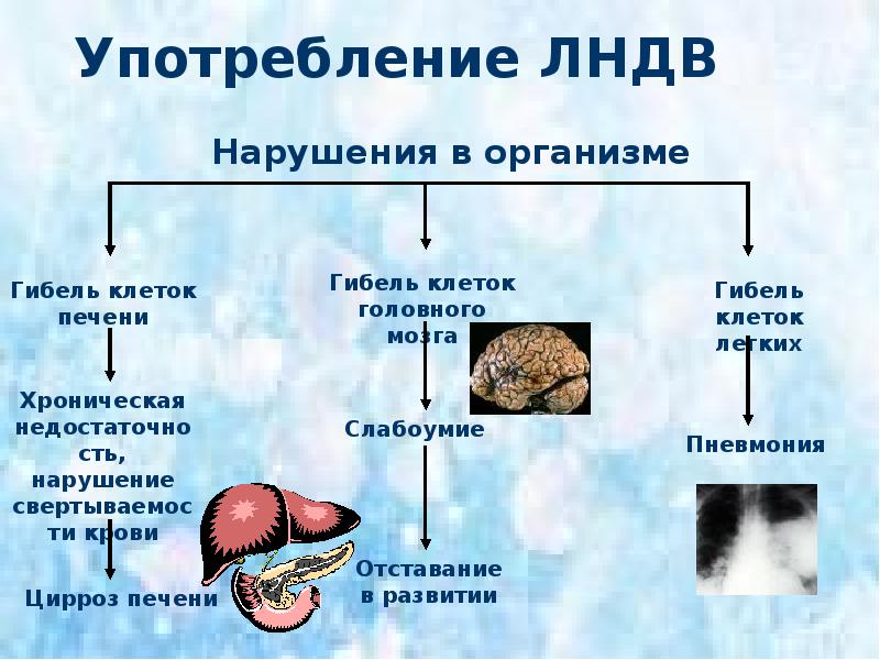 Употребление ЛНДВ Употребление ЛНДВ