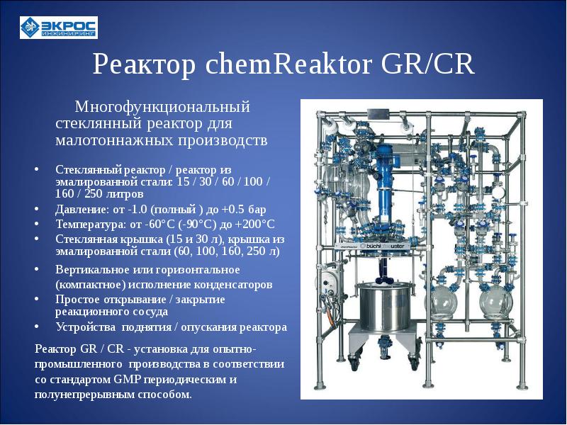 Химические реакторы презентация