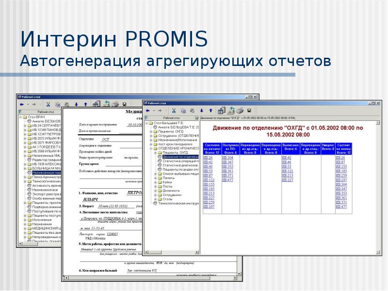 Мис интерин promis презентация