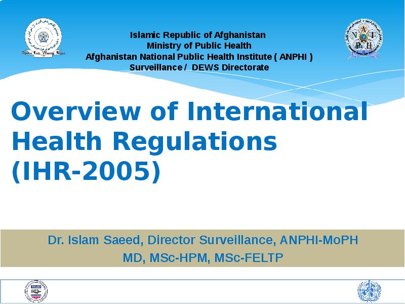 Int 2005. International health regulations. international health regulations (ihr 2005) and the egyptian quarantine.