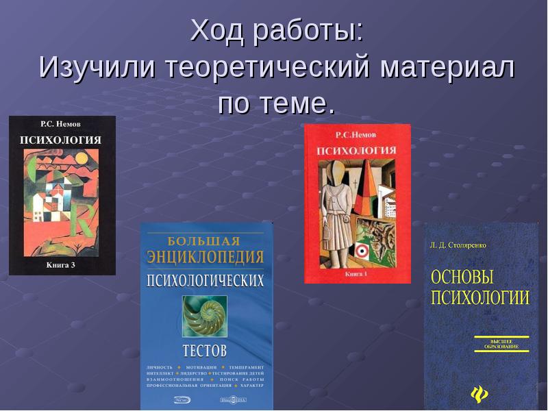 Книга о характерах людей. Рассмотри теоретический материал.