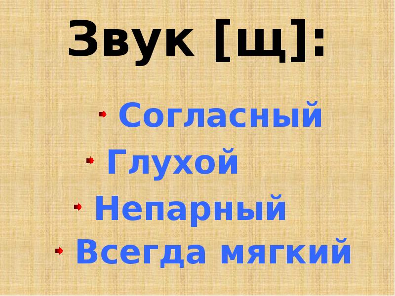 Буква щ звук щ 1 класс презентация