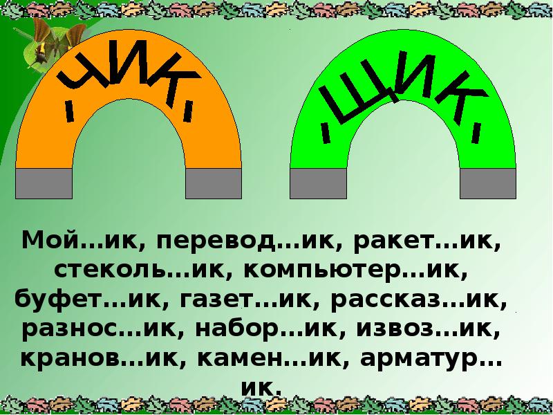 Суффикс ч. Ч И Щ В суффиксах. Буквы ч и щ в суффиксе Чик щик. Буквы щ и ч в суффиксе -щик- -Чик. Буквы ч и щ в суффиксе имен существительных Чик щик.