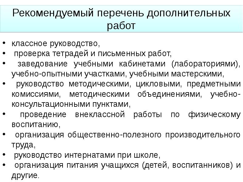 Дополнительный перечень. Рекомендуемый перечень. Как дополнить перечень должностей. Как оплачивается заведование кабинетом в дополнительном образовании. Заведование кабинетом в школе это Дополнительная работа?.