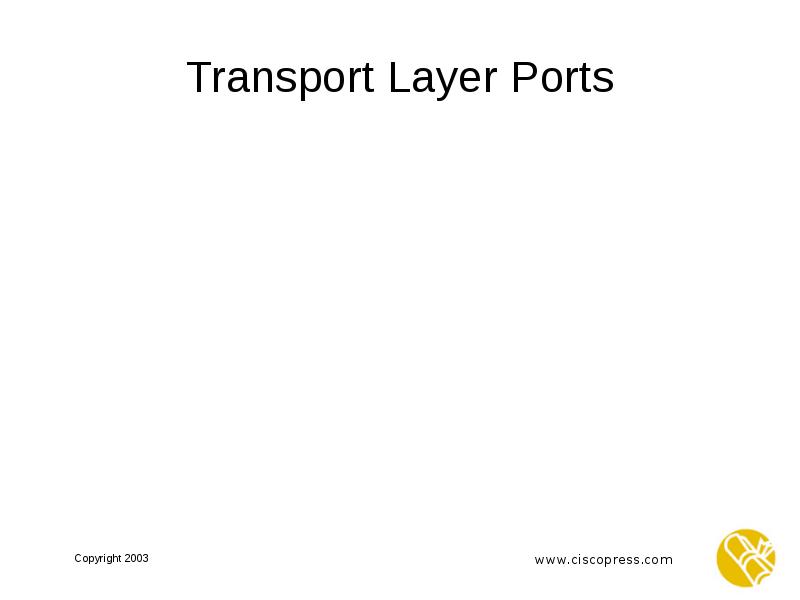 Transport Layer Ports