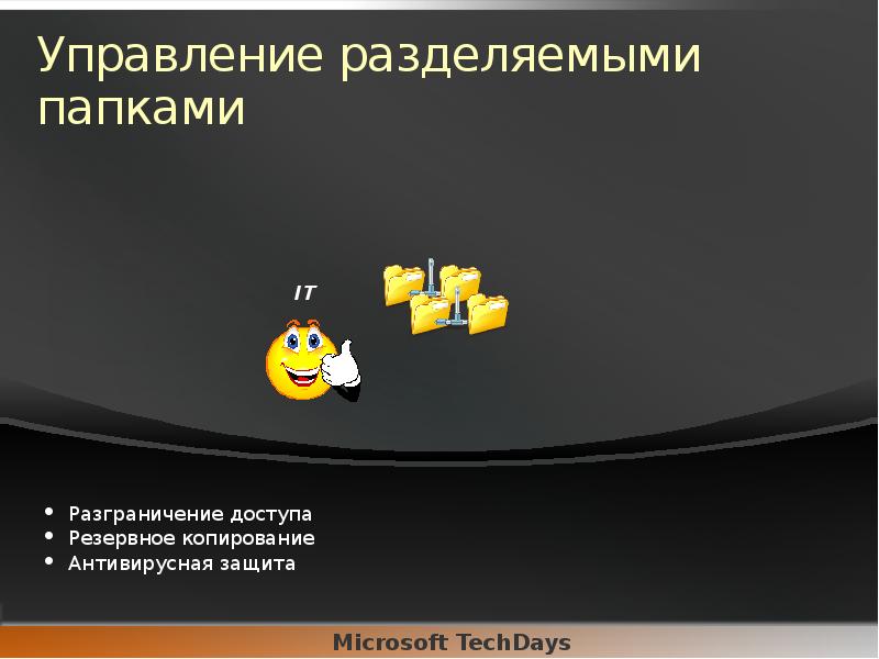 Управление разделяемыми папками Управление разделяемыми папками