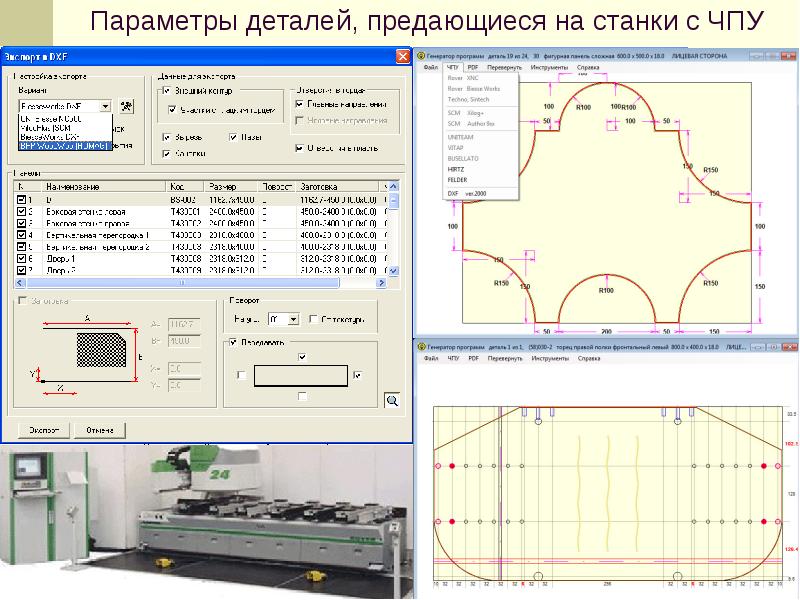 Карта раскроя 1с