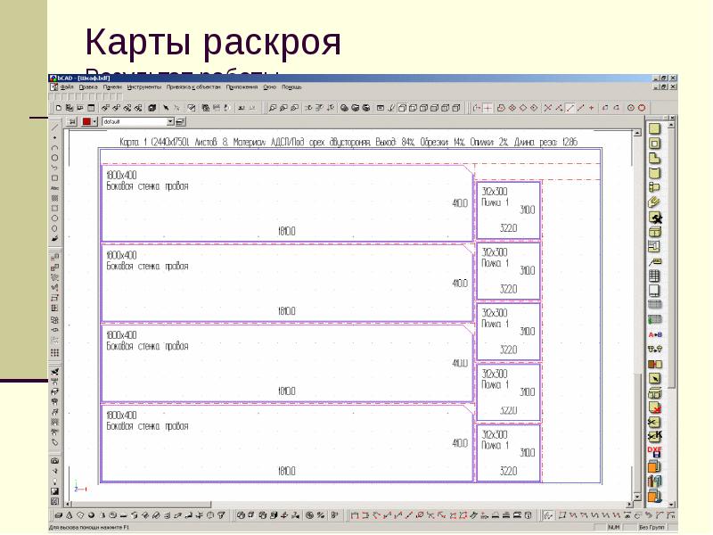 Акт раскроя ткани образец