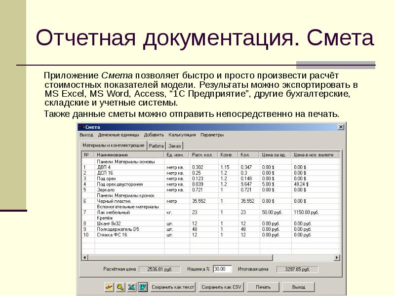 Как красиво оформить смету в презентации